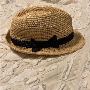 Kate Spade New York Packable Straw Fedora